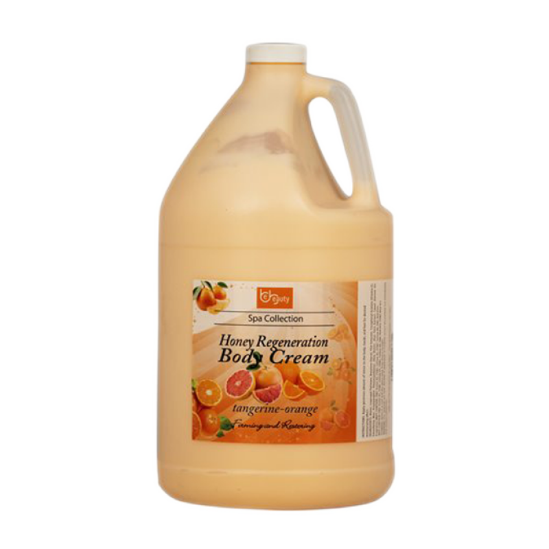 BeBeauty Spa Collection,Honey Regeneration BodyCream, Tangerine n Orange,1Gallon, CLOT018G1